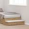 vidaXL - Ligbed - Artisan - Eiken - 100x36.5x16.5 - cm - Geengineerd - Hout