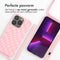 iMoshion Hoesje Geschikt voor iPhone 13 Pro Hoesje Met Koord - iMoshion Siliconen design hoesje met koord - Roze / Retro Pink