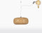 GOOD&MOJO Hanglamp Palawan - Bamboe - Recht - Ø60cm - Scandinavisch,Bohemian - Hanglampen Eetkamer, Slaapkamer, Woonkamer