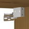 vidaXL - Wandkasten - 2 - st - 100x30x35 - cm - massief - grenenhout - honingbruin