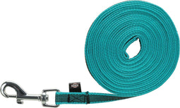 Trixie - Hondenriem - Sleeplijn - Turquoise - 5 mtr x 1,5 cm
