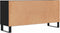 vidaXL - Tv-meubel - 103,5x30x50 - cm - bewerkt - hout - zwart