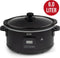 DistinQ Slowcooker 6L - Digitale Timer - Warmhoudfunctie - Zwart