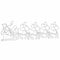 LED Kerstdecoratie Multikleur 69 x 79 cm PVC