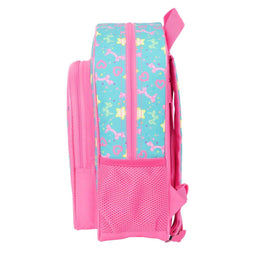 Schoolrugzak Gabby's Dollhouse Confetti Roze Turkoois 26 x 34 x 11 cm