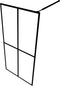 vidaXL - Inloopdouchewand - 118x190 - cm - mat - gehard - glas
