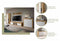 Furnilux Jam - Woonkamercombinatie - Praktische indeling - Wit eiken 35x255x159cm