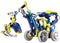 Velleman KSR17 - Educatieve bouwkit - 12-in-1 robot op zonne-energie en waterkracht - Geel blauw