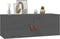 vidaXL - Wandkast - 80x30x30 cm - massief grenenhout - grijs