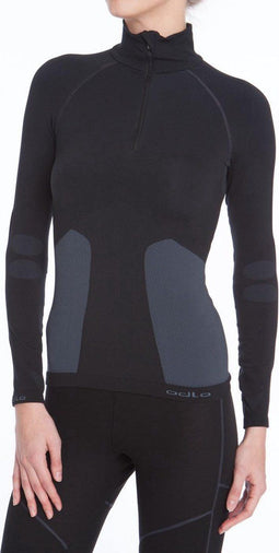 Odlo Ondershirt Lange Mouw Ladies Col+rits Zwart Maat S