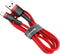 Baseus CALKLF-C09 USB-kabel 2 m USB A Rood