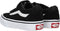 VANS YT Ward V - Lage sneakers - Suède/canvas - Zwart/wit (2023) - Maat 34