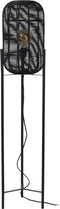 Lucide HERMINE - Vloerlamp - Ø30 cm - 1xE27 - Zwart - H.125 cm