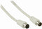 Nedis Coaxkabel - Coax Male naar Coax Female - 90 dB - 75 Ohm - Dubbel Afgeschermd - 10 m - Wit
