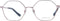Sandro SD4015 56904 bril zonder sterke - Dames - Goudkleurig