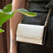 Selencia Hoesje Geschikt voor Samsung Galaxy S21 Plus Hoesje Met Pasjeshouder - Selencia Tierra Uitneembare Slang Clutch - Wit