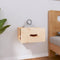 vidaXL - Nachtkastje - wandgemonteerd - 40x29,5x22 - cm