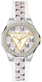 Guess Resort GW0834L1 Horloge - Siliconen - Wit - Ø 38 mm