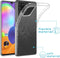 iMoshion Hoesje Geschikt voor Samsung Galaxy A31 Hoesje Siliconen - iMoshion Design hoesje - Zwart / Transparant / Splatter Black