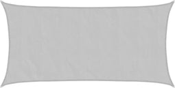 vidaXL - Zonnezeil - 7x4 - m - 100% - polyester - oxford - lichtgrijs
