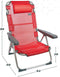 Beach Chair Color Baby 48 x 60 x 90 cm Red