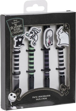 Tim Burton's The Nightmare Before Christmas - Pennen Set 4x