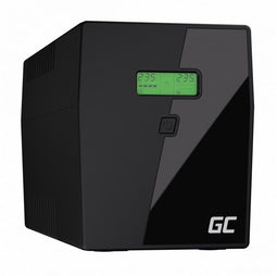 Green Cell UPS09 - UPS 2000VA 1400W - Pure Sinusoid - 2x 12V 9Ah batterij
