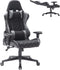 Gamestoel Classic - bureaustoel - stof bekleding - zwart grijs