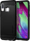 Spigen Rugged Armor - Backcase - Stevige opstaande randen - Zwart