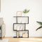 vidaXL - Kamerscherm - / - boekenkast - 3-laags - 70x24x97 - cm - hout - zwart