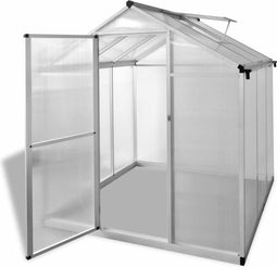 vidaXL - Tuinkas - 3,46 - m² - versterkt - aluminium