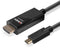 Lindy 43317 - USB-C naar HDMI Aansluitkabel - 10 m 4K UHD - Zwart