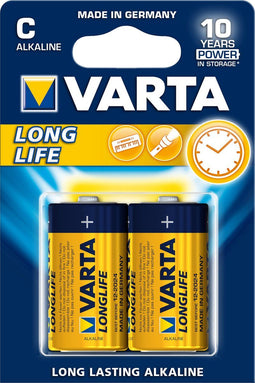 Varta Longlife Extra C - Wegwerpbatterij Alkaline - Langdurige energie (2 stuks)
