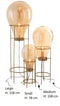 J-Line vloerlamp luchtballon glas 158 x 50 x 50