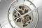 Muurklok Home ESPRIT Champagne Ijzer Spiegel 67 x 8 x 67 cm