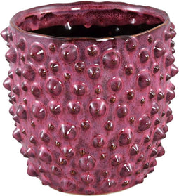 PTMD Marel Bloempot - 19 x 19 x 19 cm - Keramiek - Rood