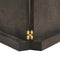 vidaXL - Wandschap - behandeld - massief - eikenhout - donkerbruin