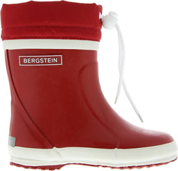Bergstein Winterboot - Unisex Junior - Natuurrubber met warme voering - Rood - Maat 26