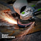 Impeller Discs 10 pieces Ø 125 mm x 22.2 mm Sanding disc Slat grinding disc - grit 40/60/80/120 - bl