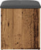 vidaXL - Opbergbank - 42x42x45 - cm - bewerkt - hout - oud - houtkleurig