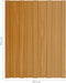 vidaXL - Dakpanelen - 12 - st - 60x45 - cm - gegalvaniseerd - staal - lichthoutkleurig