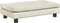 vidaXL - Hondenmand - met - verlengstuk - 100x50x30 - cm - fluweel - crèmekleurig