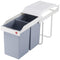 Hailo Multi-Box Duo L Prullenbak - Inbouw - 2 x 14 l - Wit (2 stuks)