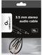 Gembird CCAP-444-0.75M - Kabel 3.5mm M - 0,75m - Zwart