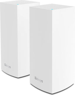 Linksys Velop MX8400 - Mesh Wifi - Wifi 6 - 4200 Mbps - Tri-Band - Wit (2 stuks)