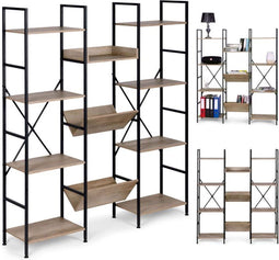 Staand Metalen Rek met 11 Planken, Modern Design