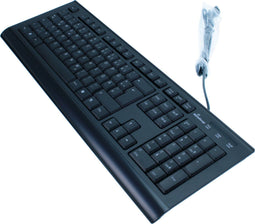 MediaRange MROS101 - Toetsenbord - Draad - QWERTZ - Zwart