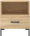 vidaXL - Nachtkastjes - 2 - st - 40x35x47,5 - cm - bewerkt - hout - sonoma - eikenkleur