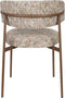 Housecraft Living Claes Eetkamerstoelen - Gemêleerd - Retro charme - Beige (set van 2)