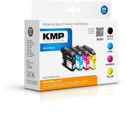 KMP B62VX - Inktcartridge - Cyaan Geel Magenta Zwart - 5,9ml